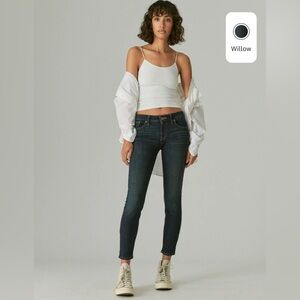 Lucky Brand Low Rise Skinny Lolita Dark Blue Jeans